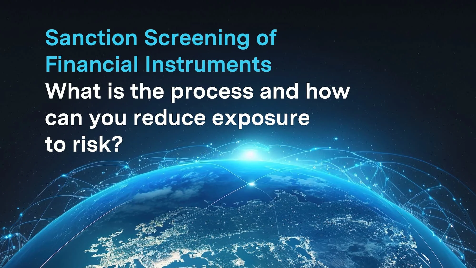 Prospero sanction screening for financial instruments
